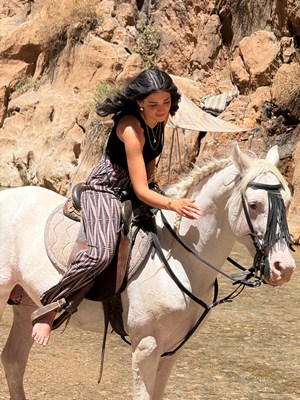 Horseback riding in the Todra Valley