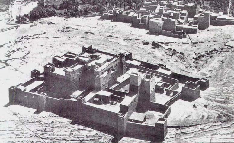 Kasbah des Glaoui in Tinghir 1919.
