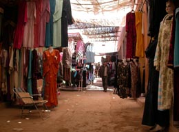 Die "Gasse der Frauen" im Ksar Tinerhir, Marokko.