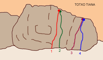 Climbing in the Todra Gorges.
