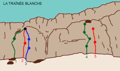 Climbing in Todra, the white trail.