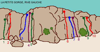 Climbing in the Todra Gorges.