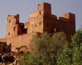 Casba de El Glaoui en Tineghir, Marruecos.