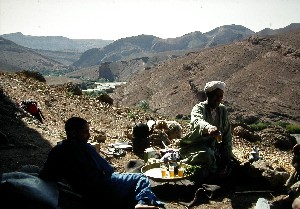 Valle de Mgoun en el Gran Atlas central, Marruecos.