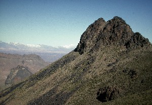 Cumbre del Jebel Siroua, Marruecos.