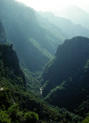 Valle del Kelaa en el Rif, Marruecos.