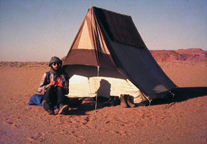 Acampada al desert.
