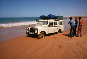 Itinerari per la platja entre Nuakchott i Nouadibou.