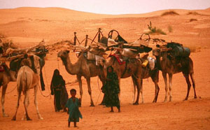 N&ograve;mades a la regi&oacute; d’Audaghost, Maurit&agrave;nia.