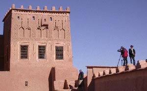2M a l'alcassaba de Taourirt, Ouarzazate.