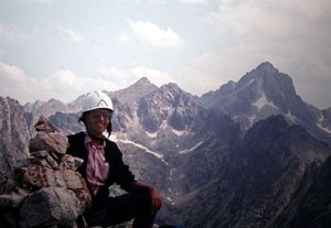 Roger Mim&oacute; al cim dels Encantats