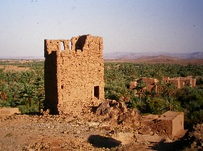 Alc&agrave;sser Tadafalt a la vall del Todra, Marroc.