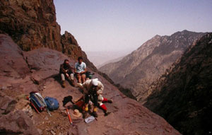 Vessant sud del Jebel Toubkal, Gran Atlas, Marroc.