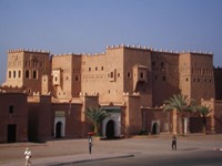 La kasbah du Glaoui &agrave; Taourirt
