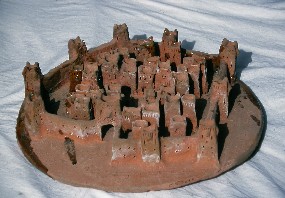 Alc&agrave;sser Ait Hemmi a Amzaourou, vall del Todra, Marroc.