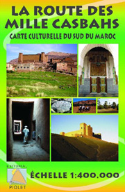Carte La Route des Mille Casbahs.