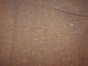 Gravat rupestre al Tizi n’Tirguist, Gran Atlas.